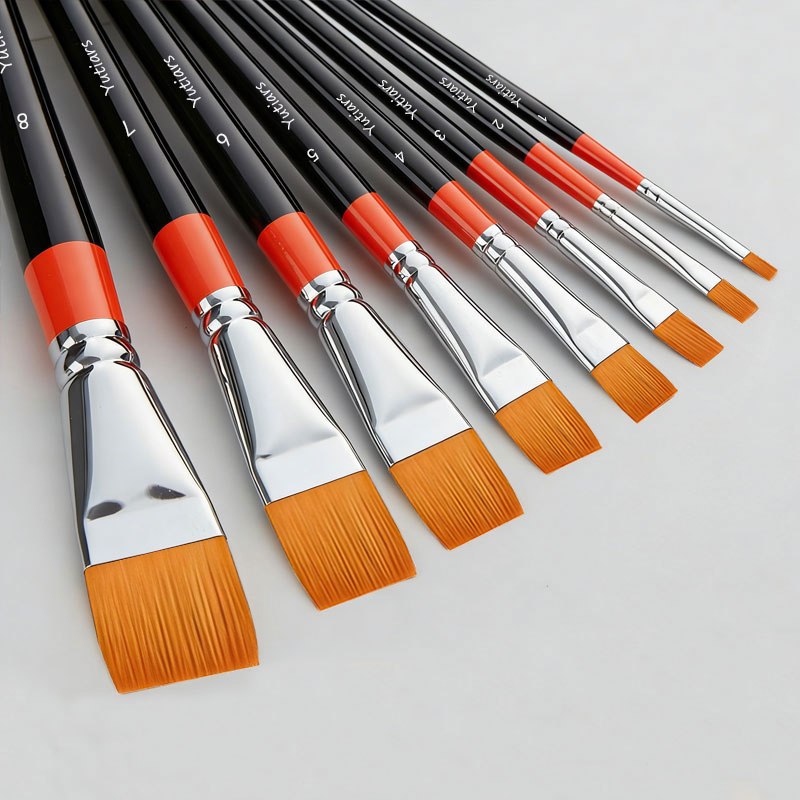 Gouache Paint Set - 1 adet sanatçı düz boya fırçaları