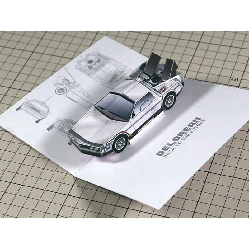 Geri gelecek POP-UP kartı DMC- - Art Craft Cardboard incelemesi ve fiyatı