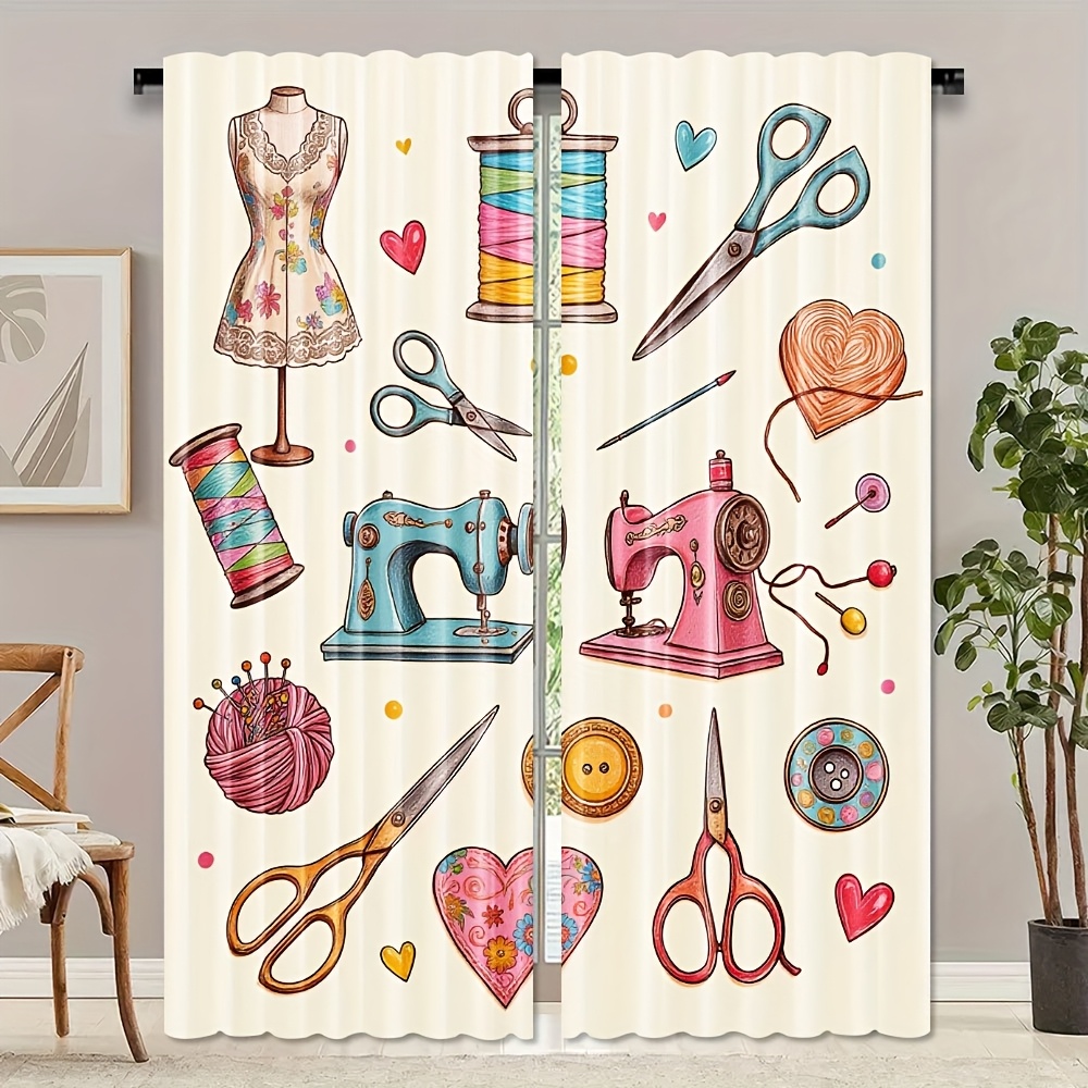 Dikiş Odası Dekorasyonu, Perde - Art And Craft For Nursery incelemesi ve fiyatı