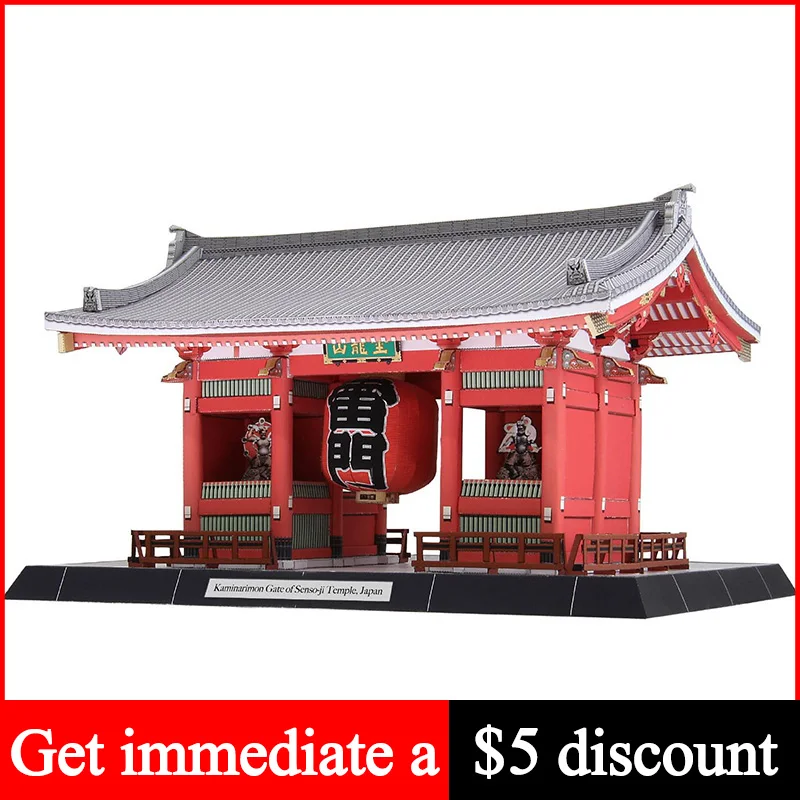 Japonya Kaminarimon Senso-ji T - Art Craft Cardboard incelemesi ve fiyatı